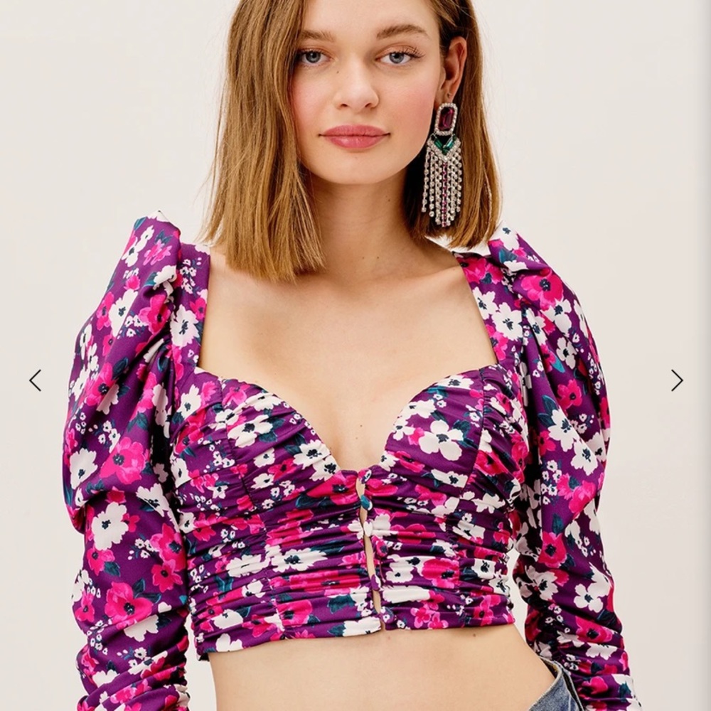 NWT For Love and Lemons Penny Blouse